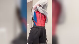 Sophieraiin Spider Girl Strip Tease PPV Video Leaked