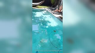 ScarlettKissesXO Fucking The Pool Cleaner Video Leaked