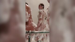 Emarrb Nude Lesbian Soapy Shower Video Leaked