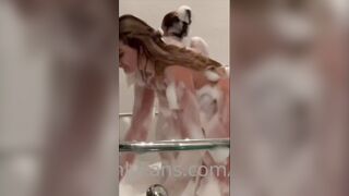 Emarrb Nude Lesbian Soapy Shower Video Leaked