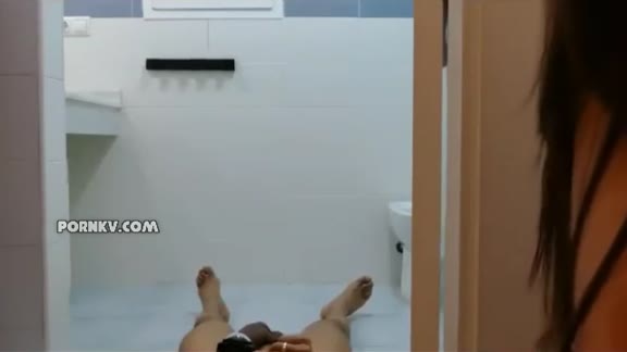 Awsome Brunette Gets Fucked On The Floor