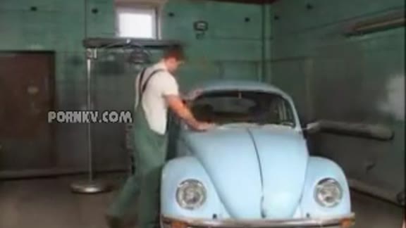 Granny fucked by mechanic boy