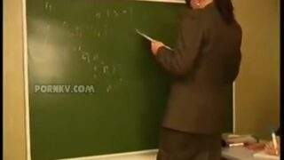 Horny russian teacher decide to make this boring class more interesting for shy young boy